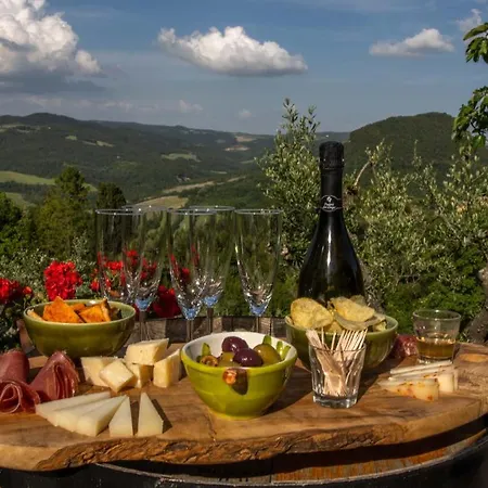 Casa Vista Della Roccia Ferienhaus Volterra